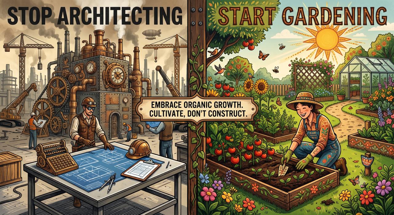 Stop Architecting, Start Gardening
